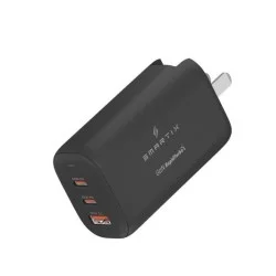 Smartix Premium Us/Uk/Eu Wall Adaptor 65W Gan - Black